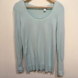 LOFT light blue sweater
